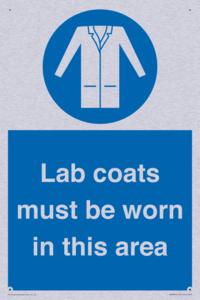 Lab coats must be worn in this area